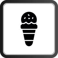 Ice Cream Cone Creative Icon Design vector
