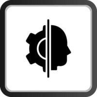 Artificial Intelligence Creative Icon Design vector