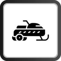 Snowmobile Creative Icon Design vector