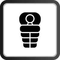 Sleeping Bag Creative Icon Design vector