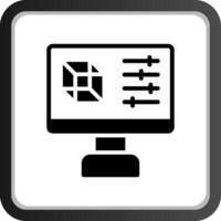 diseño de icono creativo de simulación vector