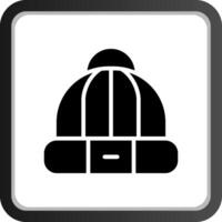 diseño de icono creativo de gorro vector