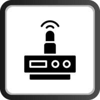 Wifi Router Creative Icon Design vector