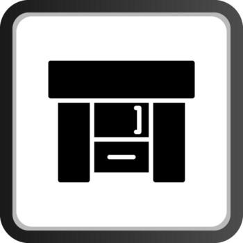 diseño de icono creativo de mesa vector