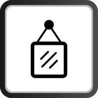 Mirror Creative Icon Design vector