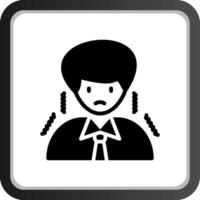 Nervous Creative Icon Design vector