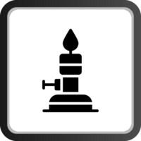 Bunsen Burner Creative Icon Design vector