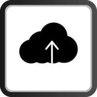 Cloud Upload Creative Icon Design vector