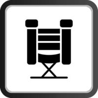 Directors Chair Creative Icon Design vector