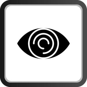 glifo degradado caja diseño vector