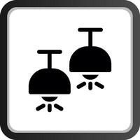 Ceiling Lamp Creative Icon Design vector