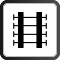 Train Tracks Creative Icon Design vector