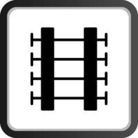 Train Tracks Creative Icon Design vector