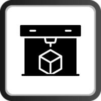 3D Printing Creative Icon Design vector