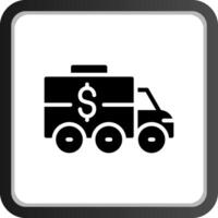 Bank Truck Creative Icon Design vector