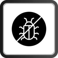 No Bug Creative Icon Design vector