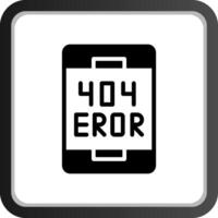 diseño de icono creativo de error vector