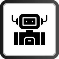 Industrial Robot Creative Icon Design vector