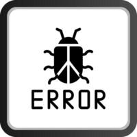 diseño de icono creativo de error vector