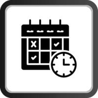 Schedule Creative Icon Design vector