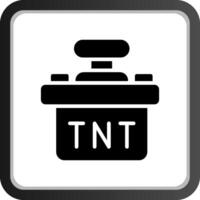 diseño de icono creativo tnt vector