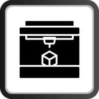 3D Printing Creative Icon Design vector