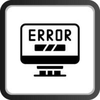 diseño de icono creativo de error vector