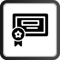 diseño de icono creativo de certificación vector