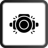 Head Lamp Creative Icon Design vector