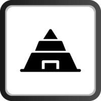 Pyramid Creative Icon Design vector