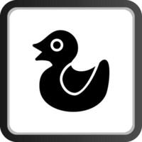 Rubber Duck Creative Icon Design vector