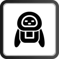 diseño de icono creativo robot vector