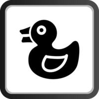 Rubber Duck Creative Icon Design vector