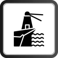 Lighthouse Landscape Creative Icon Design vector