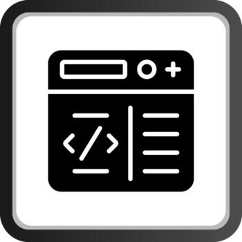 programación creativo icono diseño vector