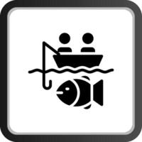 Big Game Fishing Creative Icon Design vector