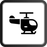 helicóptero creativo icono diseño vector