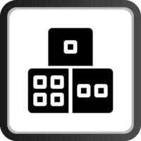 Dice Creative Icon Design vector