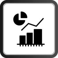 Statistical Analysis Creative Icon Design vector