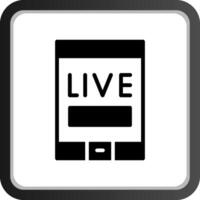 Live Stream Creative Icon Design vector