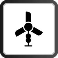 Wind Turbine Creative Icon Design vector