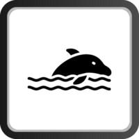 Dolphin Creative Icon Design vector