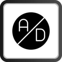 Ad Blocker Creative Icon Design vector