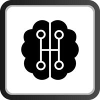 Humanoid Robot Creative Icon Design vector