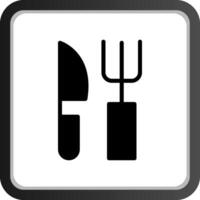 Fork and Knife Creative Icon Design vector