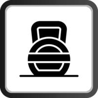 Kettlebell Creative Icon Design vector