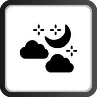 Night Creative Icon Design vector