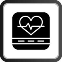 Heart Rate Creative Icon Design vector