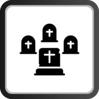 cementerio creativo icono diseño vector