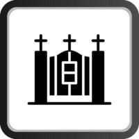 Cemetery Gate Creative Icon Design vector